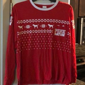 Pink Holiday Shirt - L